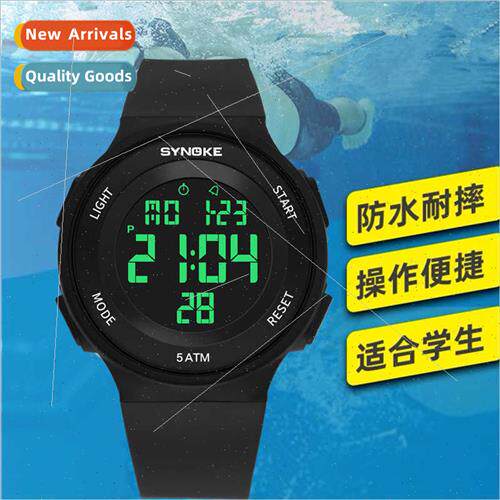 Korean college ins electronic watch waterproof LED luminous