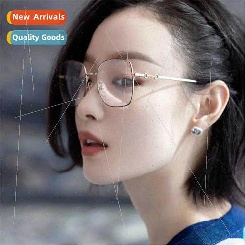 Tortoiseshell retro lerary large frame frame   han Wu Lei an
