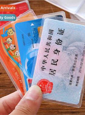 mple Transparent Bank Card Holder IC Card Holder Plastic Mul