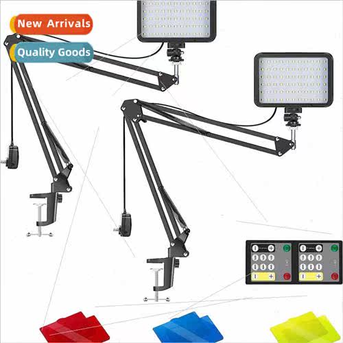 22W Desktop Compact Fill ght Photography Flat ght Dual ght L