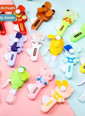 Cute cartoon hcrank fan hpressure manual mini fan portable p