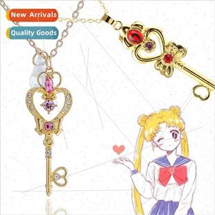 Minute Maid Soldier Hyakushu Sakura Magic WNecklace Key Hear