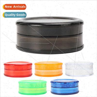 Diameter 60mm Manual Grinder Cigarette Shredder Triple Plast