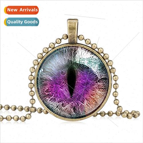 Cat Eyes Dinosaur Eyes Cat Pupils Time Gemstone Glass Pendan