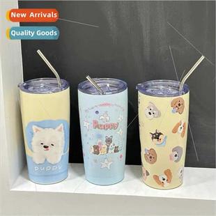 cup high value Korean water puppy 304 temp cartoon