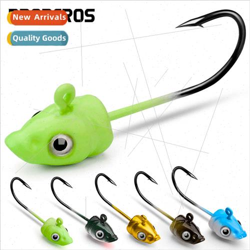 LUYA Lead Head Hooks Fish Head Soft Fish Lead Head Hooks Ant