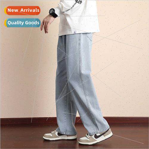 Jeans men fall winter new American high set ins nine boys ti