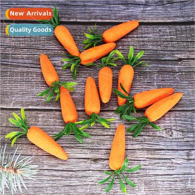 New Easter foam decorations 7cm simulation carrot resurrecti