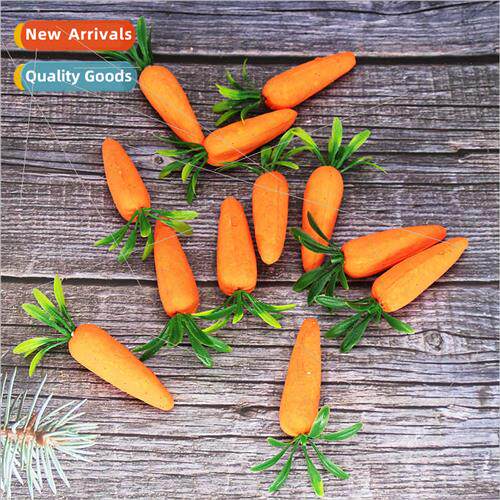 New Easter foam decorations 7cm simulation carrot resurrecti