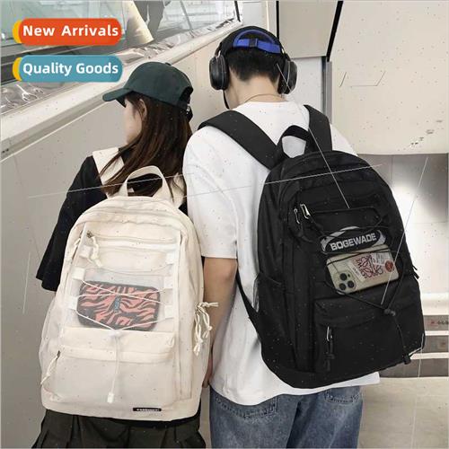 2023 spring new solid color HK tide  shoulder bag ins men wo