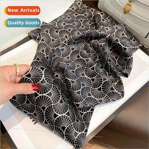 Korean wild double-sided double silk silk scarf fall winter