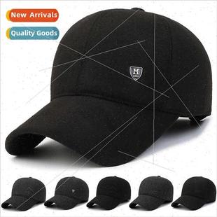 aged elderly duck cap tongue padded middle warm Baseball men