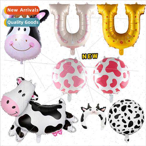 Cartoon Alien Cow Balloon Aluminium Film Balloon Hair Bands