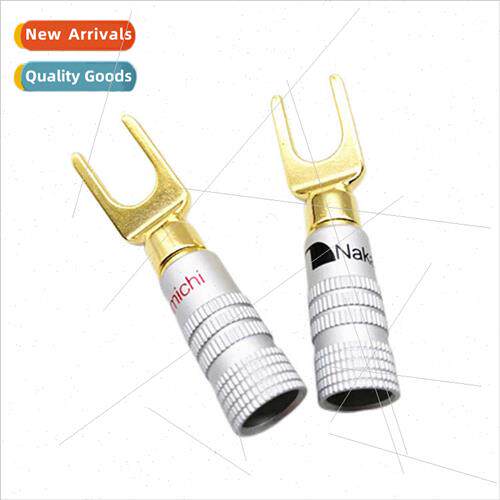 New Y-plug banana plug gold-plated Nakamichi audio connector