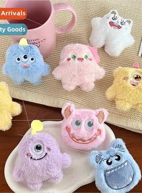 ttle red book plush cartoon doll brooch one-eyed ltle monste