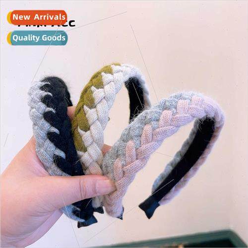 Autumn winter cashmere wool knted twist knting ageing temper