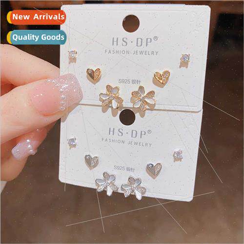 Summer new sweet lovely clover flower love combination set s