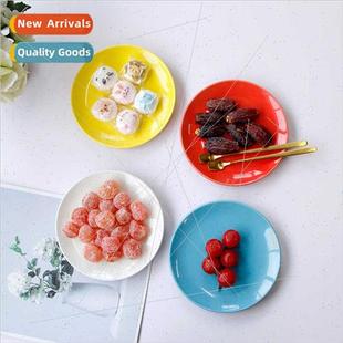 Plate Vintage Snack Tea Pla mple Point Fru Ceramic Zen