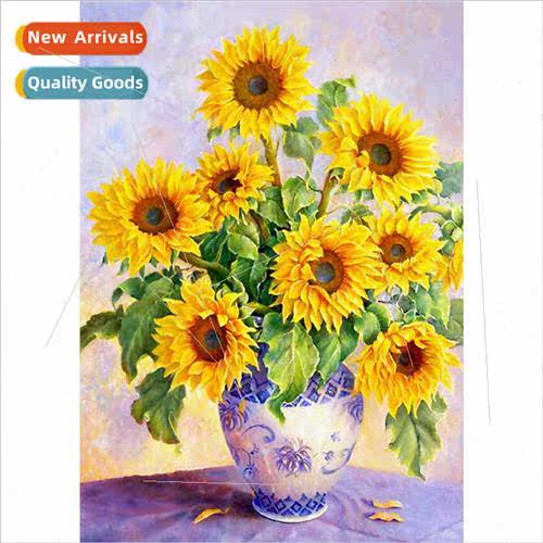 new living room small full diamond plant handmade stick diam