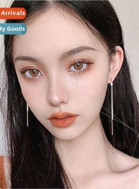 Tassel earrings Korea long fashion new nd square snake bone