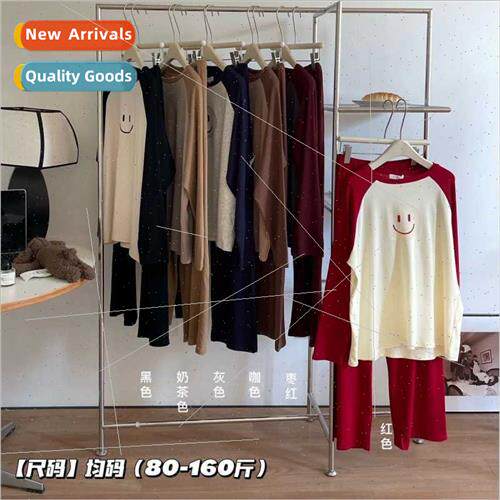 8832 smiley su 2.0 fall winter new new round neck shoulder s