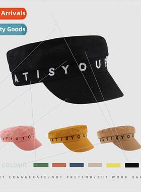 Female spring and fall days Korea octagonal cap sub retro En