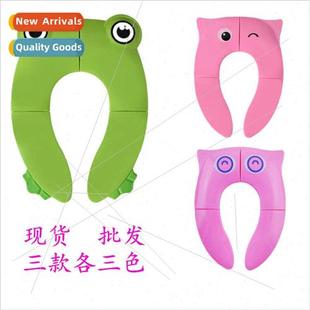 Children toilet seat folding potty washable travel baby pott