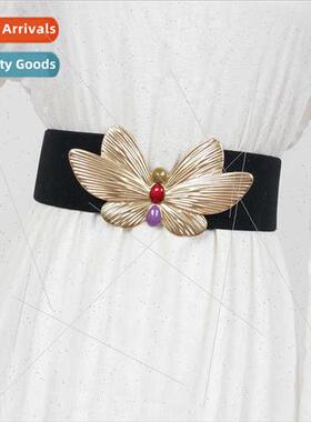 Su waist seal female metal bow decoration dress elegant fash