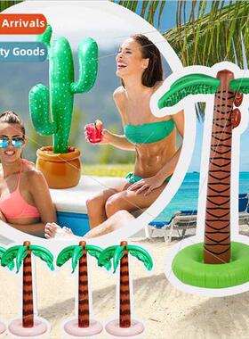 Coconut e cactus inflatable ornament summer pool atmosphere