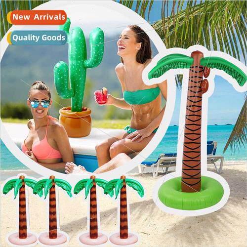 Coconut e cactus inflatable ornament summer pool atmosphere