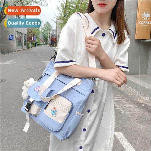 JK wind crossbody bag large capacy girl heart nylon bag camp