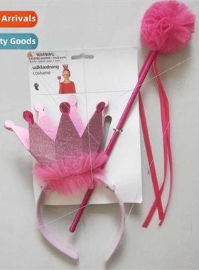 Creative children crown set Cute cartoon elf princess headbf
