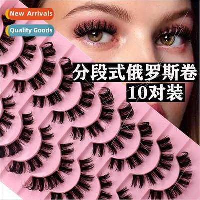 New DD Curl Segmented Russian Volume Eyelashes Europe Natura