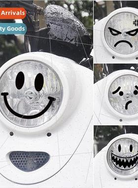 Motorcycle headlight stickers aling coco smiley face sticker