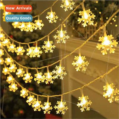 Snowflake modeling LED lights window scene atmosphere decora