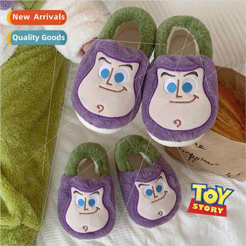 Women fall winter padded warm cotton slippers Toy Story Buzz