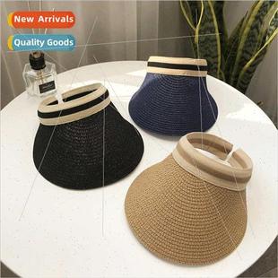duck tongue outdoor hollow tra summer top children straw hat