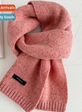 Australia 100% pure wool colorful solid color scarf Korean