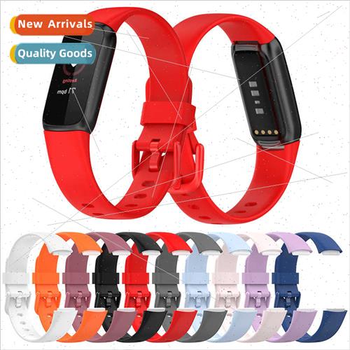 适用Fitbit Luxe Smart BOfficial Solid Color Sport Replacemen