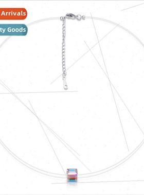 Korea Austrian elements crystal fishing line necklace Yangch