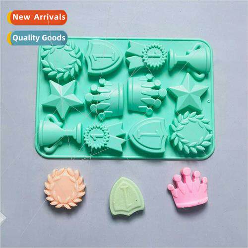 Golden Cup 440 Biscu Candy licone Mold Mousse Pastry Jelly B