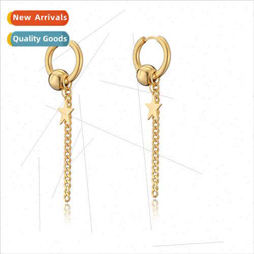 Superior titanium steel bullet punk hip-hop rock tide dumbbe