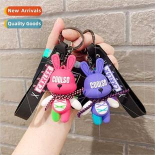 car couple key rabb chain bag accessories book Strap cartoon