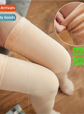 Leggings stockings过膝袜秋冬光腿神器黑丝加厚加绒长筒护腿筒袜