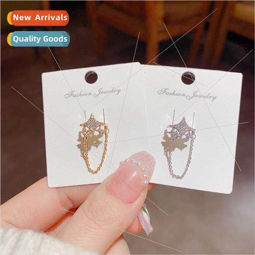 Koreahundred wh mangosteen tassel ear bone clip female 2023
