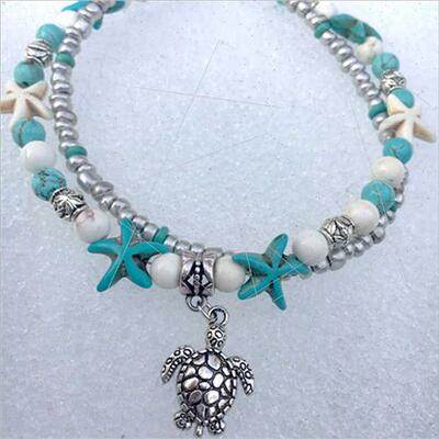 Europe bohemian beach jewelry accessories women Multi-tiered