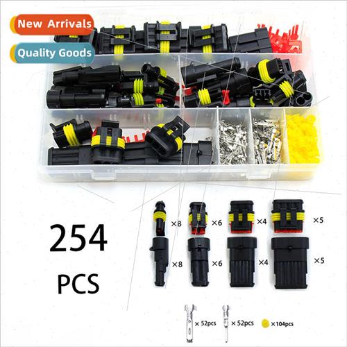 254pcs automotive waterproconnector 1 hole 2 holes 3 holes 4
