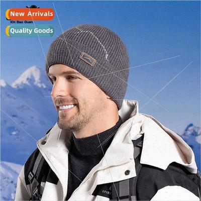 9629 winter knted wool cap men outdoor cycling ear protectio