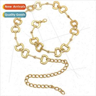 ladies sense dress Premium gold waist fashion chain