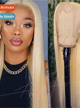 Wig Europe Women Front Lace Chemical Fiber Head Cover 613# M